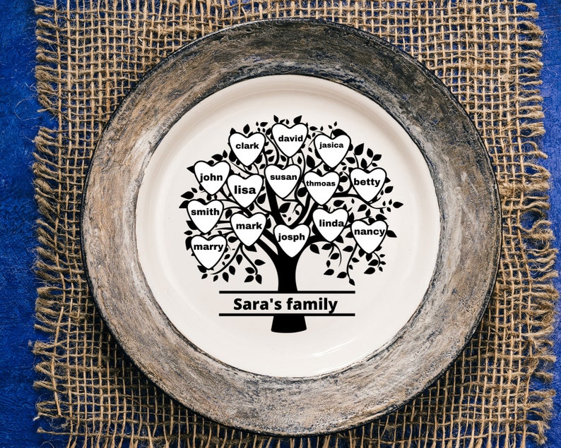 Family Tree Svg 14 Members, Family Reunion Svg, Custom Family Tree Svg ...