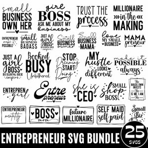 25 Svg entrepreneur, citations motivantes svg, pdg svg, svg propriétaire de petite entreprise, svg maman preneur, petite entreprise svg bébé, j'adore mon entreprise