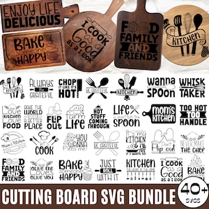 Snijplank SVG-bundel, grappige snijplank, snijplank Svg, keukencitaten svg, snijplank ontwerp, Cricut Glowforge lasergesneden bestand
