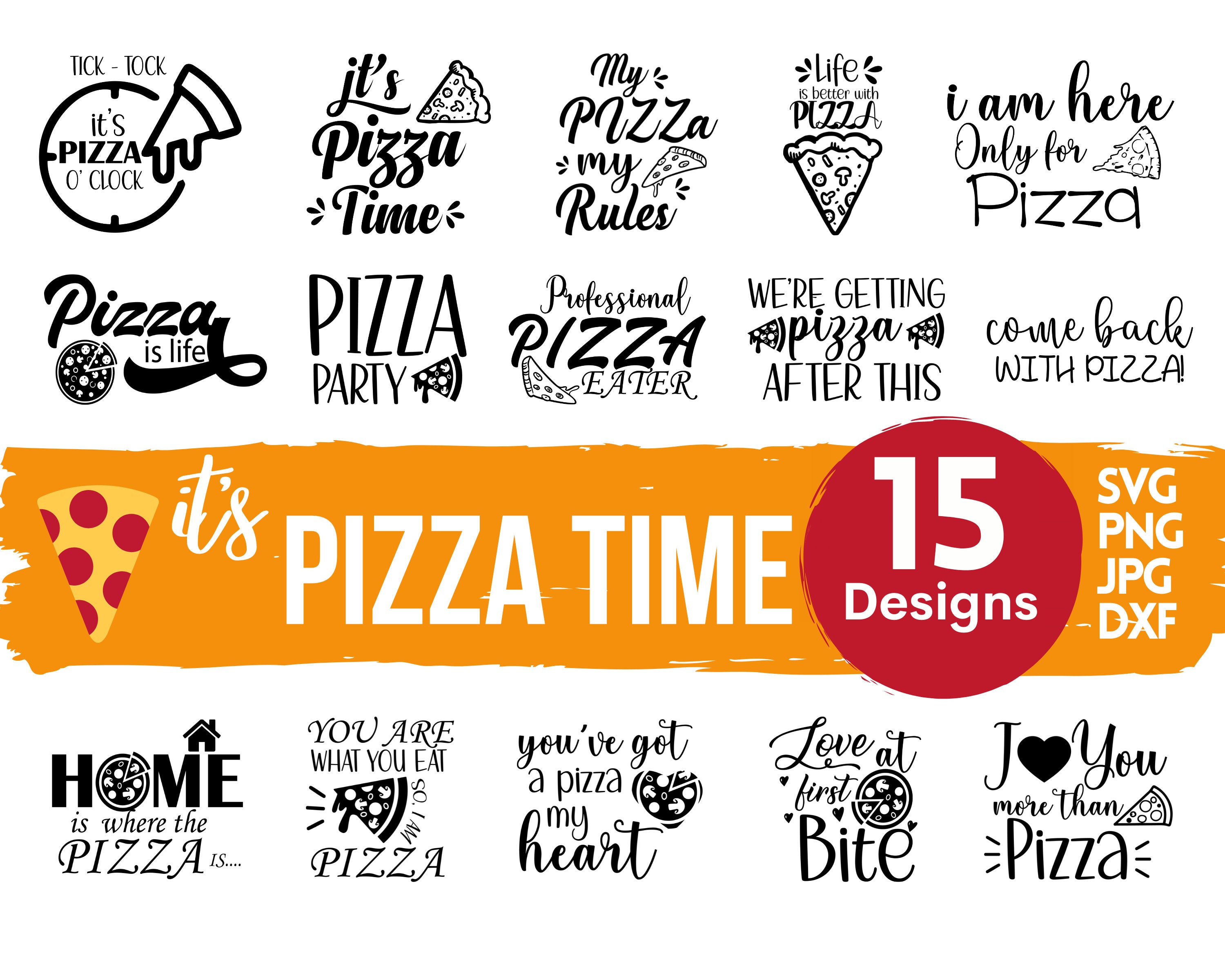 Pizza Time SVG - Ninja Turtles SVG - Pizza Party SVG