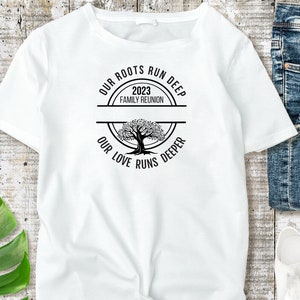 Our Roots Run Deep Shirt Design SVG Family Reunion Tree SVG - Etsy