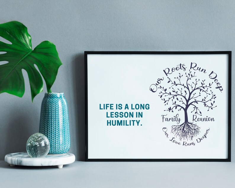 Family Reunion Our Roots Run Deep, Tree of Life Png, Family Tree Svg, Family Reunion Svg, Tree with roots svg, svg, dxf file for cricut image 8