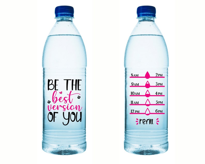 10 Drink Your Effing Water Tracker SVG Silhouette Design , Water Bottle Tracker Svg Bundle, water tracker svg, water bottle tracker clipart image 7