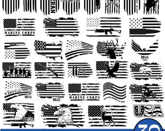 American Flag SVG, We The People Right Constitution Veteran Army SVG Bundle, Distressed Flag svg, Patriotic Flag svg, Patriotic Flag svg png