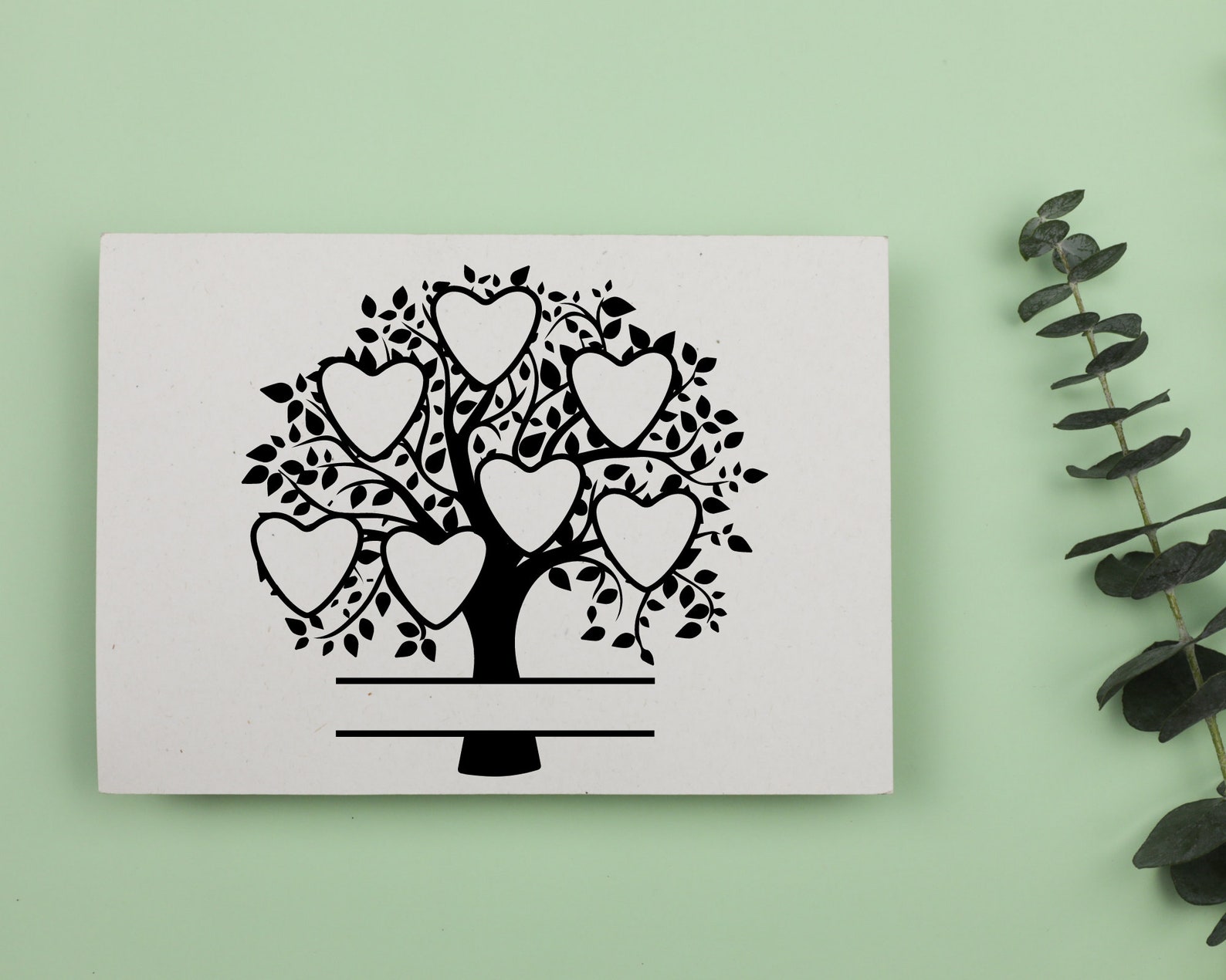 Family Tree Svg 7 Members, Tree of Life Svg, Family Reunion Svg, Family ...