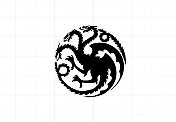 Game of Thrones House Targaryen Sigil Image Logo Peel Off Sticker