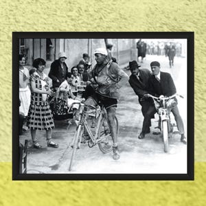 Tour de France 1927, Canova Stops for Wine - Cycling Photo Print