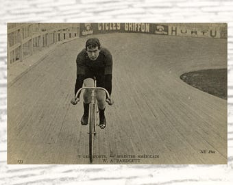 Vintage Cycling Postcard: W.A. Bardgett, French Sports Card #175