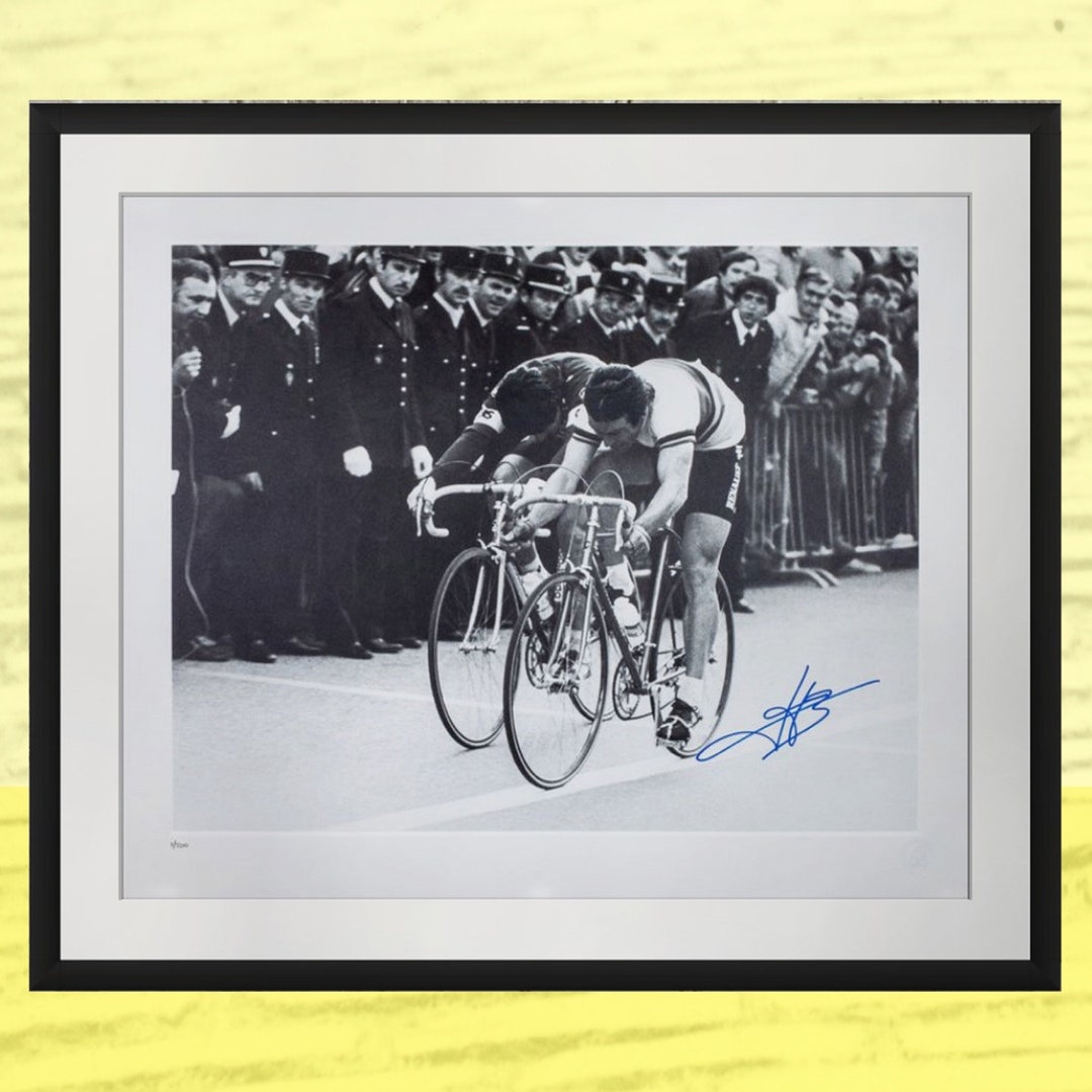 Figurine cycliste winner champion de France _ Bernard & Eddy