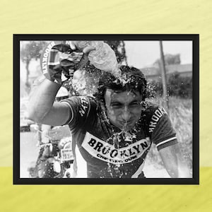 1976 Tour de France Cycling Photo: Aldo Parecchini Brooklyn Team, 8x10 Wall Art