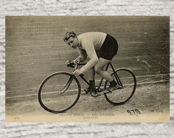 Vintage Cycling Postcard: 1900s French Sports Photo (ND Phot #310)