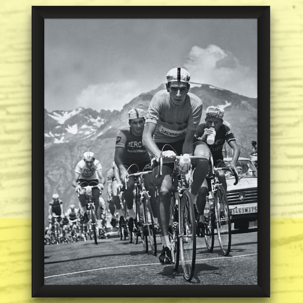 Tour de France 1965, Felice Gimondi, 8 x 10 Bike Racing Photo Print