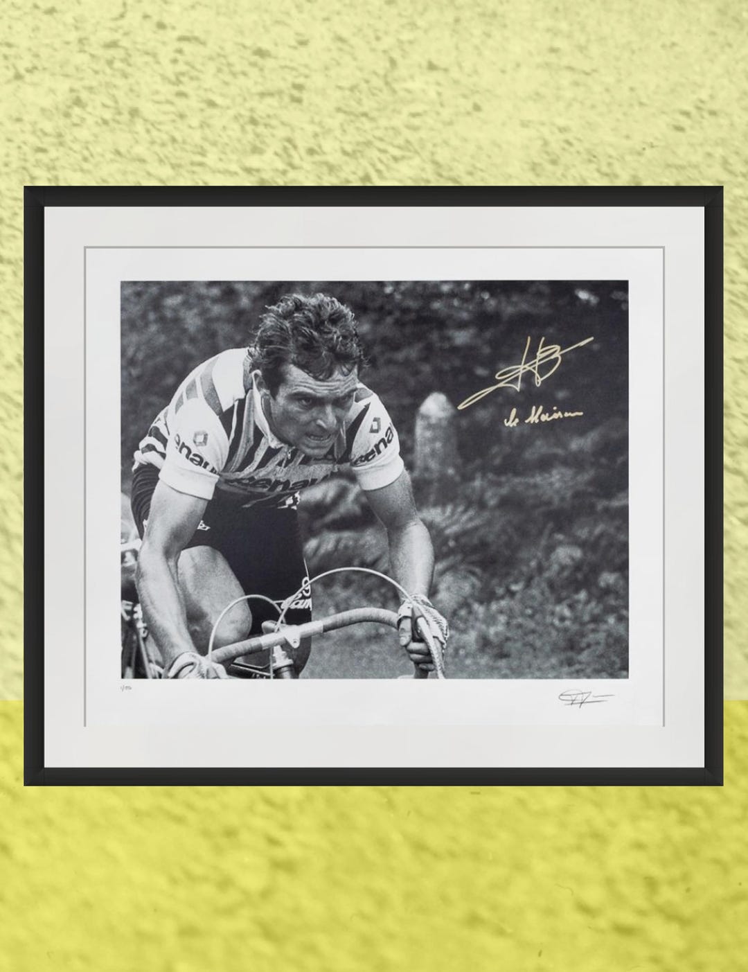 Bernard Hinault Signed Cycling Photo: 1979 Tour De France