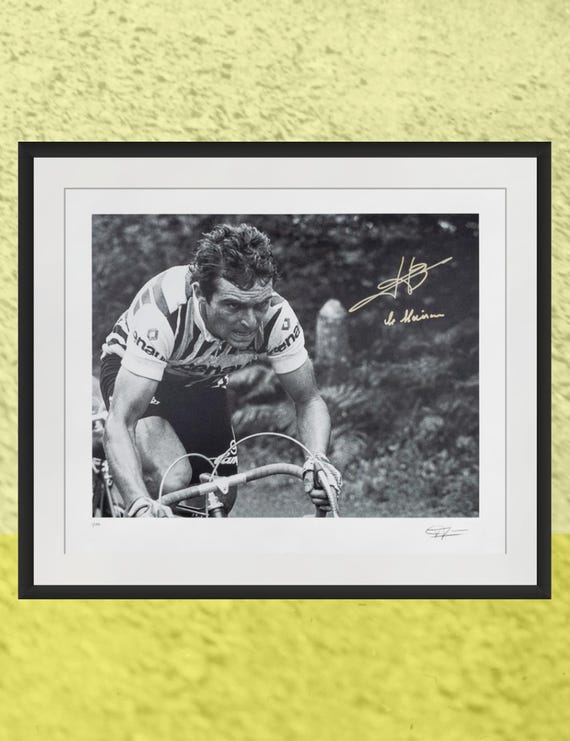 Bernard Hinault Signed Cycling Photo: 1979 Tour De France