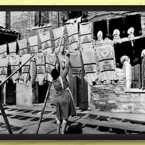 Giro d&#39;Italia Bike Race, Laundry Day - 8x 10 Vintage Cycling Photo Print