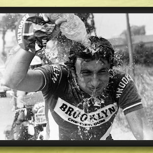 1976 Tour de France Cycling Photo: Aldo Parecchini Brooklyn Team, 8x10 Wall Art