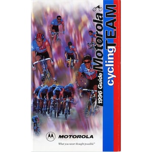 Motorola Cycling Team - 1996 Team Promotional Guide, Original Vintage Team Issued