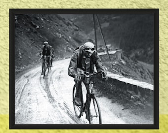Tour de France 1928, Nicolas Frantz on the Col d'Allos, Cycling Photo Print