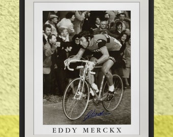 Eddy Merckx z autografem – Gandawa-Wevelgem 1976, zdjęcie kolarskie, edycja limitowana, kolarskie klasyki wiosenne