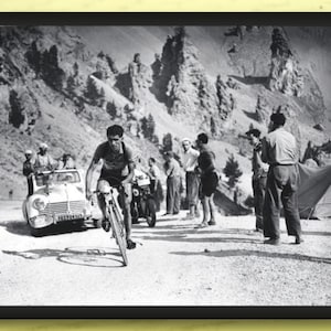 Tour de France 1954, Federico Bahamontes - fietsfotoprint, 8 x 10 inch