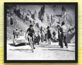 Tour de France 1954, Federico Bahamontes - Cycling Photo Print, 8x x10 inches
