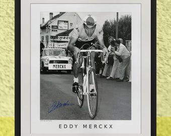 Eddy Merckx Signed Lithograph: 1970 Tour de France, Limited Edition