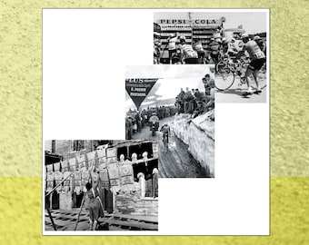 Giro d'Italia, Cycling Photo Prints,  Set of 3