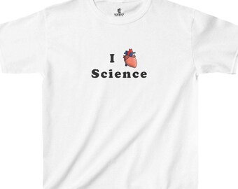 I love science Shirt (Kids/Youth), I heart science T-Shirt