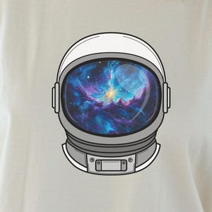 Nebula Art Astronaut Shirt, Outer Space Tee, Star T-Shirt