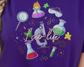 Lab Life Shirt, Scientist Tee, Laboratory T-Shirt