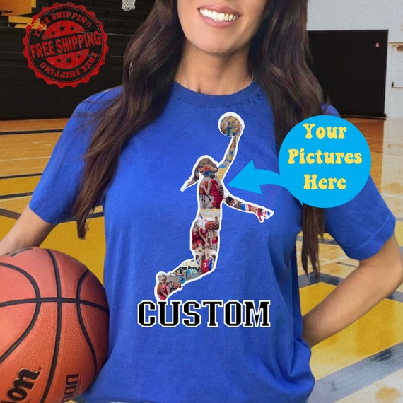 Personalized Girls Basketball Shirt | Basketball Team Shirt | Gift for Basketball Lover | Basketball Season Shirt for Sports Mom |