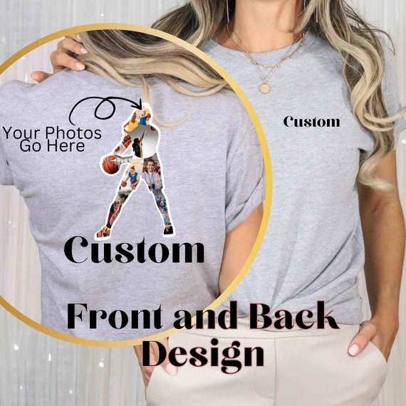 Custom Front and Back Number Sports Shirt, Personalized Sports T-Shirt, Sport Team Tee for Basketball Mom,  Personalized Custom Raglan