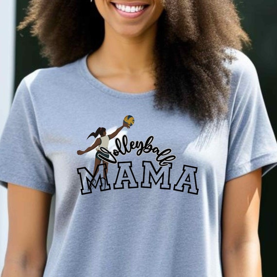 Volleyball shirt for sports mom, Volleyball Mama Tshirt, volleyball shirt for gameday, Volleyball Gift Shirt for Mom, Custom Sports Shirt