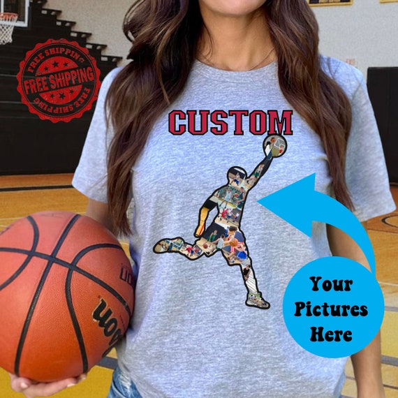 Custom Boys Basketball T Shirt | Basketball Season Tee | Personalized Basketball Shirt | Customized T Shirt for Basketball Mom | Coach Gift