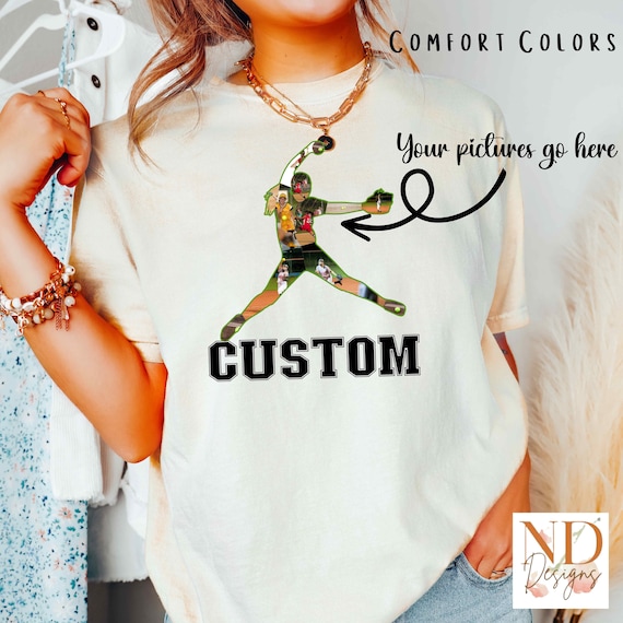 Customized Fast Pitch Softball TShirt, Custom Comfort Colors Shirt, Trendy Oversized Vintage Shirt, Personalized Softball Shirt for Mom