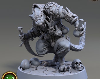 Sindbad Strangeblood / Ratman Model / Tabletop Miniature | Daybreak Miniatures