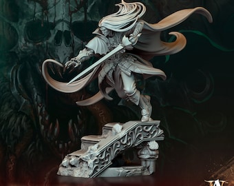 Roben Notturno el Vampiro Noble / Modelo de mesa / Figura en miniatura / Juegos de Archivillanos