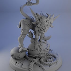 Boom Goblin / Modelo de Mesa / Miniatura | Twin Goddess Minis With Tabard