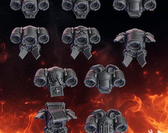 Pactum Aeternum Jet Pack Kit / Tabletop model / Wargaming Miniature | DakkaDakka