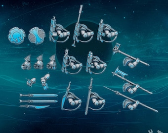 Upgradekit Scylla-veteranen / tafelmodel / Wargaming-miniatuur | DakkaDakka