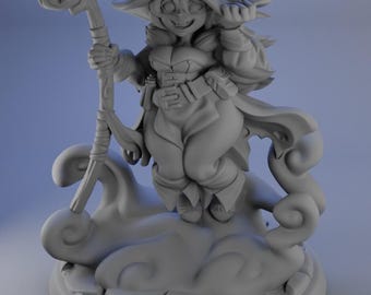 Bruxa Goblin / Modelo de Mesa / Miniatura | Twin Goddess Minis