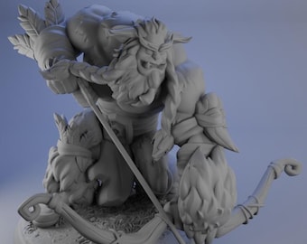 Łowca Bugbearów / Model stołowy / Figurka miniaturowa | Twin Goddess Minis