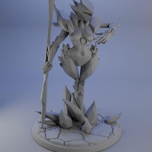 Ice Golem / Tabletop Model / Miniature Figurine | Twin Goddess Minis