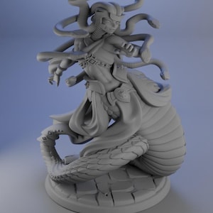 Jefa Medusa / Modelo de mesa / Figura en miniatura / Miniaturas de Diosas Gemelas