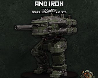Super Heavy Class Rig Rampart / Tabletop Model / Wargaming Miniature | Scoutsifer