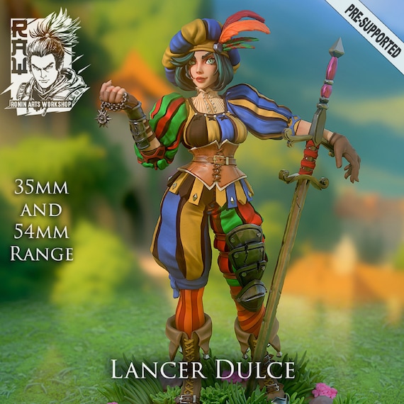 Dulce the Landsknecht / Tabletop Model / Miniature Figurine