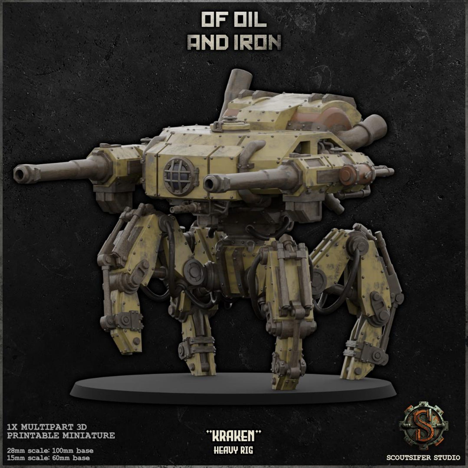 Heavy Class Rig Kraken / Tabletop Model / Wargaming Miniature ...