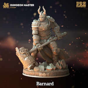 Chief Hersir Barnard Mjolnir / Tabletop Model / Miniature Figurine | DM Stash