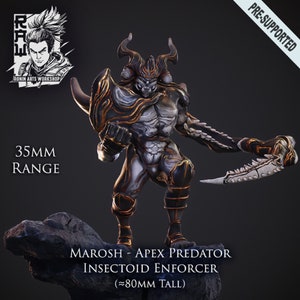 Apex Predator Morash / Tabletop Model / Miniature Figurine | Ronin Arts Workshop