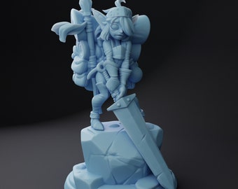 Cherry the Goblin Abenteurer / Tischmodell / Miniatur Figur | Zwillingsgöttin Minis